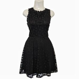 Lily Rose - Black Fit & Flare Mini Dress